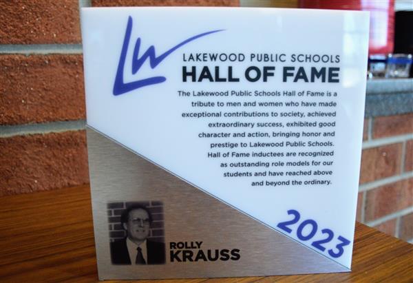 2023 Hall of Fame Plaque