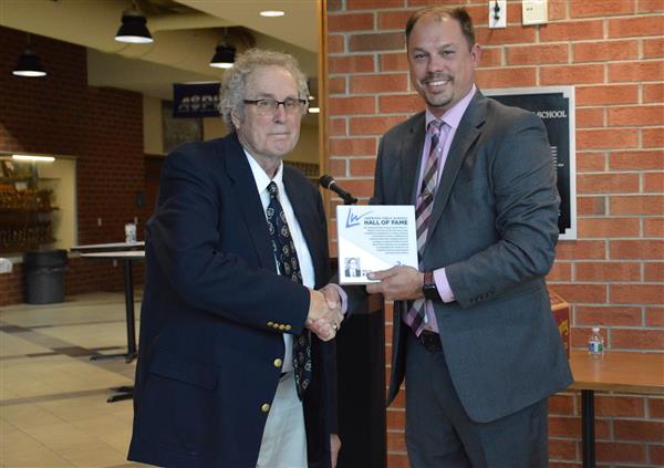 2023 Hall of Fame Inductee Rolly Krauss and Principal Williams